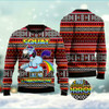 Goofygearprints Unicorn Squat Like No Tomorrow Ugly Christmas Sweater, Funny Xmas Sweater, Sweater Xmas