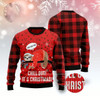 Goofygearprints Sloth Chill Out Ugly Christmas Sweater, Funny Xmas Sweater, Sweater Xmas
