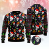 Goofygearprints Skull Face Ugly Christmas Sweater, Funny Xmas Sweater, Sweater Xmas