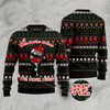 Goofygearprints Red Wine More Merry Ugly Christmas Sweater, Funny Xmas Sweater, Sweater Xmas