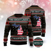 Goofygearprints Michigan Smitten With The Mitten Ugly Christmas Sweater, Funny Xmas Sweater, Sweater Xmas