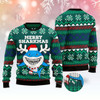 Goofygearprints Merry Sharkmas Ugly Christmas Sweater, Funny Xmas Sweater, Sweater Xmas