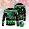 Goofygearprints Louisiana Usa Symbols Pattern Ugly Christmas Sweater, Funny Xmas Sweater, Sweater Xmas
