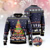 Goofygearprints Xmas Tree Sweater, Book Christmas Tree Ugly Christmas Sweater, Funny Xmas Sweater
