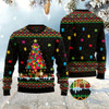 Goofygearprints Xmas Tree Sweater, Autism Tree Christmas Ugly Christmas Sweater, Funny Xmas Sweater