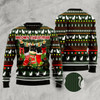 Goofygearprints Cat Xmas Sweater, Black Cat Socks Ugly Christmas Sweater, Sweater Xmas