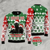 Goofygearprints Cat Xmas Sweater, Black Cat Oh Christmas Tree Ugly Christmas Sweater, Sweater Xmas