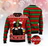 Goofygearprints Cat Xmas Sweater, Black Cat Family Christmas Ugly Christmas Sweater, Sweater Xmas