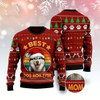 Goofygearprints Dog Xmas Sweater, Siberian Husky Best Dog Mom Ever Ugly Christmas Sweater, Funny Xmas Sweater