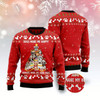 Goofygearprints Dog Xmas Sweater, Dogs Make Me Happy Ugly Christmas Sweater, Funny Xmas Sweater