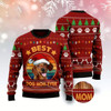 Goofygearprints Dog Xmas Sweater, Dachshund Best Dog Mom Ever Ugly Christmas Sweater, Funny Xmas Sweater