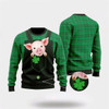 Goofygearprints Farmers Sweater, Pig Farm St Patricks Day Ugly Christmas Sweater, Christmas Crewneck Sweater, Winter Farm Fashion