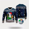 Goofygearprints Farmers Sweater, Llama Christmas Hat Ugly Christmas Sweater, Christmas Crewneck Sweater, Winter Farm Fashion