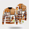 Goofygearprints Farmers Sweater, Horse Cowboy Merry Christmas Ugly Christmas Sweater, Christmas Crewneck Sweater, Winter Farm Fashion
