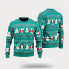Goofygearprints Santa Claus Joyful Holiday Ugly Christmas Sweater, Best Gift For Holiday, Christmas Crewneck Sweater, Christmas Winter Fashion