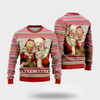 Goofygearprints Santa Claus Couples Ugly Christmas Sweater, Best Gift For Holiday, Christmas Crewneck Sweater, Christmas Winter Fashion