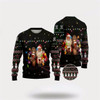 Goofygearprints Santa Beer Christmass Ugly Christmas Sweater, Best Gift For Holiday, Christmas Crewneck Sweater, Christmas Winter Fashion