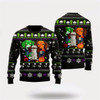 Goofygearprints Pet Dog Sweater, Scary Dachshund ZombieUgly Christmas Sweater, Gift For Dog Love, Winter Fashion
