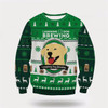 Goofygearprints Pet Dog Sweater, Laughing Dog Brewing Christmas 3d UglyUgly Christmas Sweater, Gift For Dog Love, Winter Fashion