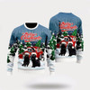 Goofygearprints Pet Cat Sweater, Cute Black Cat Ugly Christmas Sweater, Gift For Cat Love, Cat Crewneck Sweater, Winter Fashion