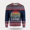 Goofygearprints Pet Cat Sweater, Chonk Cat Ugly Christmas Sweater, Gift For Cat Love, Cat Crewneck Sweater, Winter Fashion