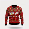 Goofygearprints Pet Cat Sweater, Cat Light Ugly Christmas Sweater, Gift For Cat Love, Cat Crewneck Sweater, Winter Fashion