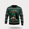 Goofygearprints Pet Cat Sweater, Black Cat Christmas Movie Ugly Christmas Sweater, Gift For Cat Love, Cat Crewneck Sweater, Winter Fashion
