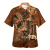 Goofygearprints Jesus Lion Cross And The Lamb Christian Hawaiian Shirt For Men, Christian Hawaiian Shirt, Gift For Christian