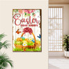 Easter Egg Hunt Canvas Art Whimsical Religious Wall Decor Capturing Joyful Traditions Of Easter Celebration