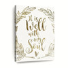 Soulfully Well I Wall Art Canvas For Living Room Christian Wall Decor Inspirational Spiritual Artwork