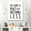 My Hope Is Wall Art Canvas For Living Room Christian Wall Decor Inspirational Christian Artwork
