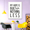 My Hope Is Wall Art Canvas For Living Room Christian Wall Decor Inspirational Christian Artwork