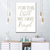For This Child We Have Prayed Wall Art Canvas Christian Wall Decor Inspirational Religious Artwork
