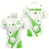 Goofygearprints Green And White Shamrock Lucky Mens Golf Polo Shirts Custom St Patrick Day Golf Attire For Men Style 2