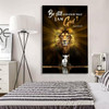 Christian The Lion The Lamb Be Still And Know Wall Art Canvas Bible Verse Canvas Inspirational Christian Scripture Decor