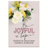 Romans 12:12 Be Joyful In Hope Floral Wall Art Canvas Bible Verse Canvas Christian Inspirational Scripture Wall Decor