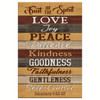Galatians 5:22-23 Fruit Of The Spirit Wall Art Canvas Bible Verse Canvas Christian Inspirational Scripture Decor