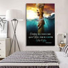 1 Peter 5:7 Casting All Your Care Upon Him Wall Art Canvas Bible Verse Canvas Christian Peace Scripture Wall Decor