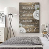 Romans 10:9 Confess With Thy Mouth Wall Art Canvas Bible Verse Canvas Salvation Scripture Wall Decor