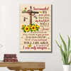I Can Only Imagine Hummingbird Sunflower Cross Canvas Wall Art Christian Bible Verse Prints Hopeful And Beautiful Wall