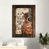 Canvas Wall Art Featuring A Guitar Monarch Butterfly And Music Sheet With The Message It Is Well With My Soul Christian