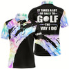 Goofygearprints Funny Black Mens Golf Polos Shirts Custom Name It Takes A Lot Of Balls To Golf The Way I Do Tie Dye