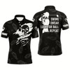 Goofygearprints Mens Golf Polo Shirt Swing Swear Look For Ball Repeat Custom Name Golf Clubs Pattern Shirt Style 2