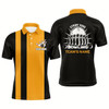 Goofygearprints Custom Bowling Shirt For Men, Vintage Yellow&Black Bowling Polo Jersey For Team Bowling King Style 2