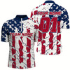 Goofygearprints Personalized American Flag Patriotic Bowling Shirt For Men With Custom Name, Team Name, Number Style 3
