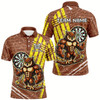 Goofygearprints Personalized Funny Owl Darts Shirts For Men Custom Brown Darts Jerseys, Unique Darts Apparel Style 2