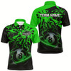 Goofygearprints Personalized Green Billiard Ball 8 Thunder Pool Shirts For Men Custom Billiard Jersey Short Sleeve