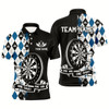 Goofygearprints One Dart One Win Custom Argyle Darts Shirts For Men, Funny Darts Team Shirts Best Dart Jerseys