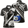 Goofygearprints Personalized Black Jerseys Billiard 8 Ball & 10 Ball Men Pool Shirts Custom Unique Billiard Uniform Style 1