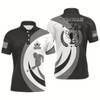 Goofygearprints Personalized Us Flag 8 Ball Billiard Polo Shirts For Men, 8 Ball Trophy Emblem Billiards Jerseys Style 2